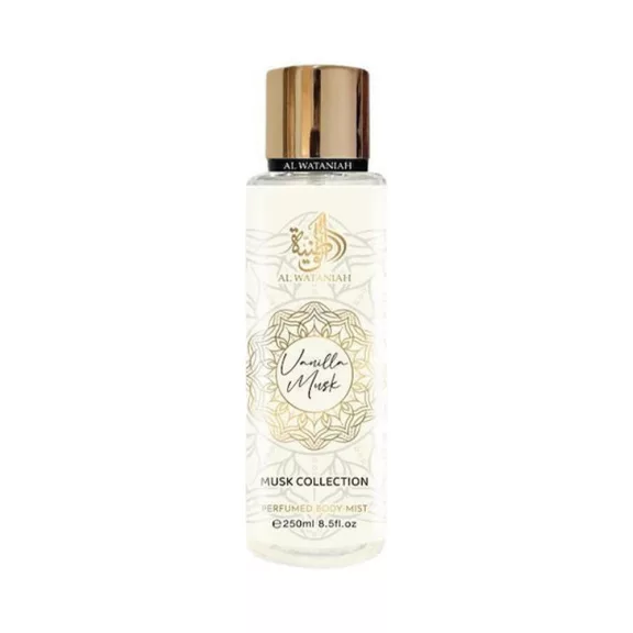AL WATANIAH Musk Collection Vanilla Musk Body Mist Spray 250 ml AL WATANIAH Musk Collection Vanilla Musk Body Mist Spray 250 ml