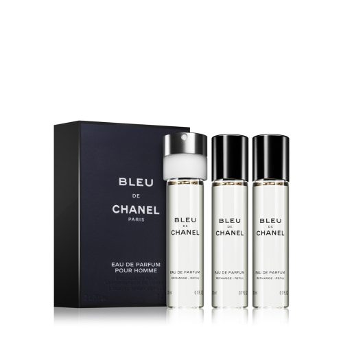 CHANEL Bleu de Chanel Eau de Parfum 3x20 ml - utántöltő