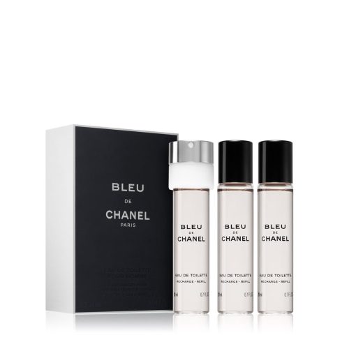CHANEL Bleu de Chanel Eau de Toilette 3x20 ml - utántöltő