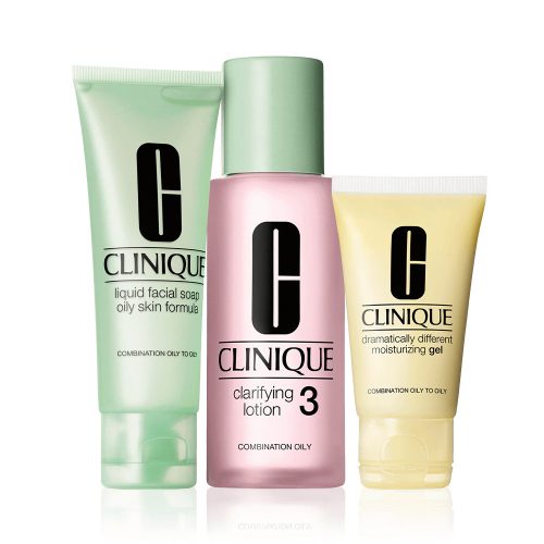 CLINIQUE Set Skin type 3 arcápoló szett zsíros/kombinált bőrre